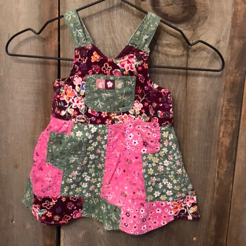 Children’s Place Floral Corduroy Jumper 12 months Girls